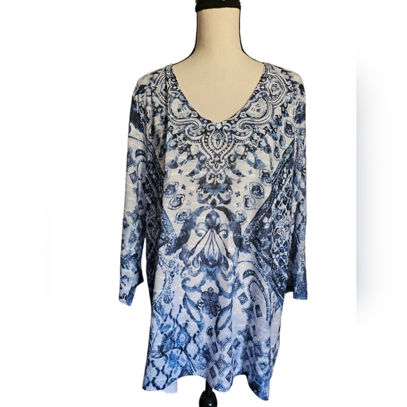 Time and Tru Blouse XL (16-18) NWOT - Picture 1 of 7